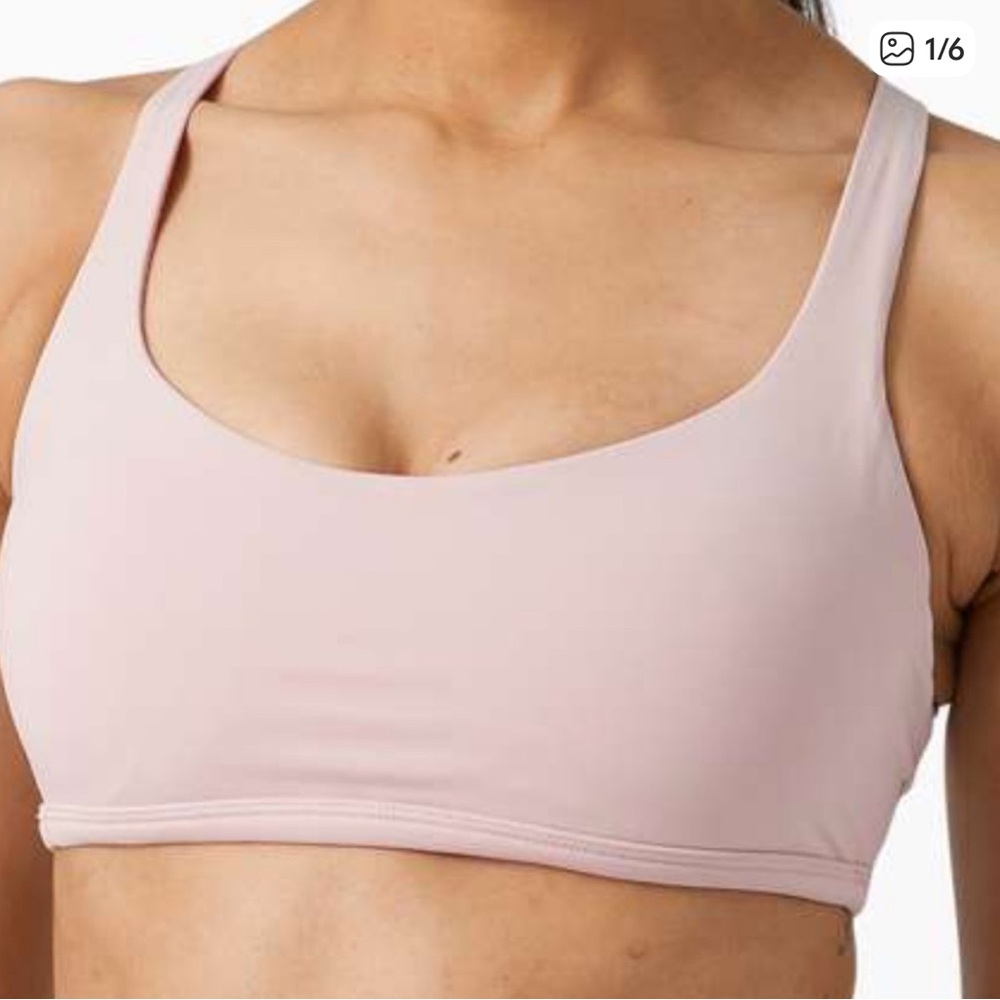 Lululemon Light Pink Sports Bra